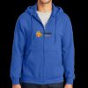 Tall Essential Fleece Full Zip Hooded Sweatshirt Thumbnail