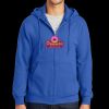 Tall Essential Fleece Full Zip Hooded Sweatshirt Thumbnail
