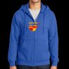 Tall Essential Fleece Full Zip Hooded Sweatshirt Thumbnail