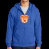 Tall Essential Fleece Full Zip Hooded Sweatshirt Thumbnail