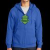 Tall Essential Fleece Full Zip Hooded Sweatshirt Thumbnail