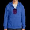 Tall Essential Fleece Full Zip Hooded Sweatshirt Thumbnail