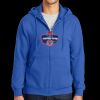 Tall Essential Fleece Full Zip Hooded Sweatshirt Thumbnail
