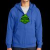 Tall Essential Fleece Full Zip Hooded Sweatshirt Thumbnail