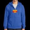 Tall Essential Fleece Full Zip Hooded Sweatshirt Thumbnail