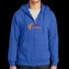 Tall Essential Fleece Full Zip Hooded Sweatshirt Thumbnail