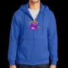 Tall Essential Fleece Full Zip Hooded Sweatshirt Thumbnail