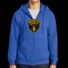 Tall Essential Fleece Full Zip Hooded Sweatshirt Thumbnail