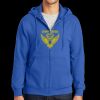 Tall Essential Fleece Full Zip Hooded Sweatshirt Thumbnail
