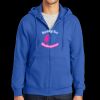 Tall Essential Fleece Full Zip Hooded Sweatshirt Thumbnail