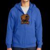 Tall Essential Fleece Full Zip Hooded Sweatshirt Thumbnail