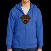 Tall Essential Fleece Full Zip Hooded Sweatshirt Thumbnail