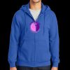 Tall Essential Fleece Full Zip Hooded Sweatshirt Thumbnail