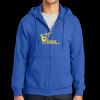 Tall Essential Fleece Full Zip Hooded Sweatshirt Thumbnail