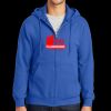 Tall Essential Fleece Full Zip Hooded Sweatshirt Thumbnail