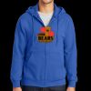 Tall Essential Fleece Full Zip Hooded Sweatshirt Thumbnail