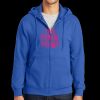 Tall Essential Fleece Full Zip Hooded Sweatshirt Thumbnail