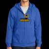 Tall Essential Fleece Full Zip Hooded Sweatshirt Thumbnail