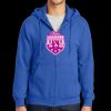 Tall Essential Fleece Full Zip Hooded Sweatshirt Thumbnail