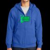 Tall Essential Fleece Full Zip Hooded Sweatshirt Thumbnail