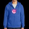 Tall Essential Fleece Full Zip Hooded Sweatshirt Thumbnail