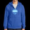 Tall Essential Fleece Full Zip Hooded Sweatshirt Thumbnail