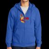 Tall Essential Fleece Full Zip Hooded Sweatshirt Thumbnail