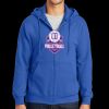 Tall Essential Fleece Full Zip Hooded Sweatshirt Thumbnail