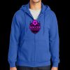 Tall Essential Fleece Full Zip Hooded Sweatshirt Thumbnail