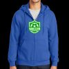 Tall Essential Fleece Full Zip Hooded Sweatshirt Thumbnail