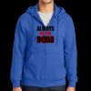 Tall Essential Fleece Full Zip Hooded Sweatshirt Thumbnail