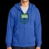 Tall Essential Fleece Full Zip Hooded Sweatshirt Thumbnail