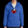 Tall Essential Fleece Full Zip Hooded Sweatshirt Thumbnail