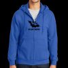 Tall Essential Fleece Full Zip Hooded Sweatshirt Thumbnail