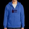 Tall Essential Fleece Full Zip Hooded Sweatshirt Thumbnail