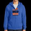 Tall Essential Fleece Full Zip Hooded Sweatshirt Thumbnail