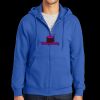 Tall Essential Fleece Full Zip Hooded Sweatshirt Thumbnail