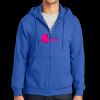 Tall Essential Fleece Full Zip Hooded Sweatshirt Thumbnail