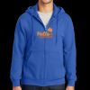 Tall Essential Fleece Full Zip Hooded Sweatshirt Thumbnail