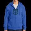 Tall Essential Fleece Full Zip Hooded Sweatshirt Thumbnail