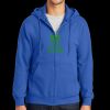Tall Essential Fleece Full Zip Hooded Sweatshirt Thumbnail