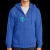 Tall Essential Fleece Full Zip Hooded Sweatshirt Thumbnail
