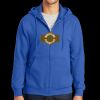 Tall Essential Fleece Full Zip Hooded Sweatshirt Thumbnail