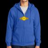 Tall Essential Fleece Full Zip Hooded Sweatshirt Thumbnail