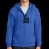 Tall Essential Fleece Full Zip Hooded Sweatshirt Thumbnail