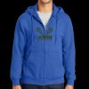 Tall Essential Fleece Full Zip Hooded Sweatshirt Thumbnail