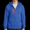 Tall Essential Fleece Full Zip Hooded Sweatshirt Thumbnail