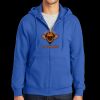Tall Essential Fleece Full Zip Hooded Sweatshirt Thumbnail