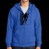 Tall Essential Fleece Full Zip Hooded Sweatshirt Thumbnail