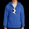 Tall Essential Fleece Full Zip Hooded Sweatshirt Thumbnail